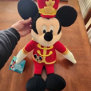 Vintage Macy's Disney Mickey Mouse Plush Toy - Red and Black